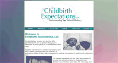 Desktop Screenshot of childbirthexpectations.net